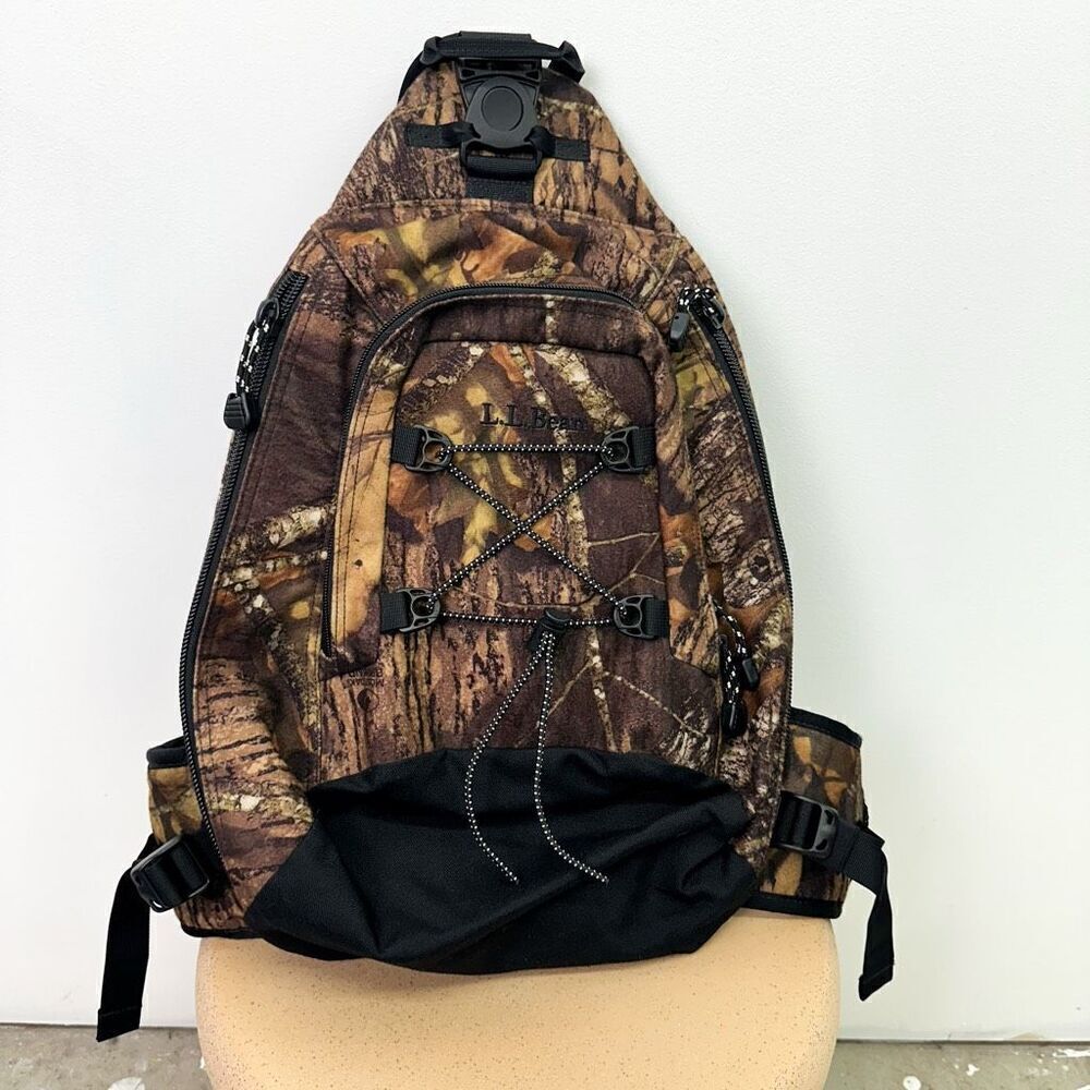 L.L Bean Mossy Oak Break Up Turkey Soft Shell Camo Hunting Backpack